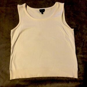 Talbots Pima cotton white top